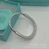 Дизайнер сердечного дизайнера Tiffanybrete для женщин Tiffanyjewelry Jewelry High Edition Brock Bracelet Fashion Diamond Free Color.