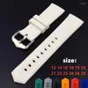 Watch Bands 12 14 16 18 19 20 21 22 23 24 26 28mm Rubber Strap High Elastic Silicone Watchband Sports Waterproof Universal Wrist