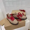 Sneakers à bas niveau Vintage Chaussures en toile lavée à lacets décontractées