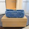 16CM Denim Mini Wallet Women Crossbody Designer Bag Black And Blue Luxury Handbag Cute Shoulder Bag Coin Purse Evening Clutch Card Holder Pochette Fanny Pack Sacoche