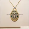 Earrings & Necklace Top High Quality Jewelry For Women Snake Pendants Thick Suit Fine Custom Luxurious Earrings Classic Elements Of S Dhjze