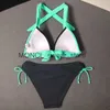 Women's Swimwear Sexy Bikini 2021 Sequins Set Solid Color Swimsuit Women Hollow Out Bikinis String BathingH2421