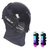 Feestartikelen Gepersonaliseerde LED-licht CyberPunk Masker Helm Cosplay Fit Airsoft COOLPLAY Muziekfestival Halloween Rekwisieten Gratis bivakmuts