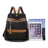 School Bags 2024 Women Backpack Leisure Ladies Shoulder High Quality Big Nylon Bag For Girl Tassel Travel S