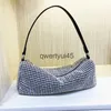 Bolsas de hombro Siny Rinestones Evening Clu Party Pillow para mujeres Diseñador de lujo Monederos y bolsos 2024 New Fasion Underarm SoulderH2422