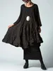 Düz Stand Yakası Aline Bud Midi Elbise Çin tarzı Vintage Uzun Kollu Zarif ve Güzel Kadın Elbiseleri 2023 240119