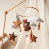 Baby Mobile Rattles Toys 0-12 mois pour bébé né de berceau Bell Bell Toddler Rattles Carrousel bébé Toys Education Childre