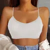 BHs Sexy BH Bandeau Crop Top Slim Spaghetti Strap Nahtloser Schlauch Rückenfrei Bralette Streetwear Dessous Beauty Back Tee