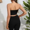 Camisoles tanques feminino bustier colheita superior malha espartilho push up strass feminino tubo jags fino óculos caso topos para mulher