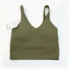 23 Yoga outfit lu-20 u typ tillbaka anpassning tank tops gym kläder kvinnor avslappnad löpning naken tät sport bh fitness vackra underkläder väst 33 nderw hög nderwear