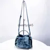 Shoulder Bags Messenger Drawstring For Women Luxury Designer andbags Purses 2023 New In Vintage Pleated Rivet Small Soulder CrossbodyH2422