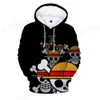 Erkekler 3D Hoodies Sweatshirts 3D Baskı Anime Hoodies Erkekler/Kadınlar Harajuku Komik Karikatür Luffy Grafik Hip Hop Sweatshirts 2024 Yeni