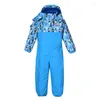 Daunenmantel Baby Schneeanzüge Windjacke Wasserdichte Overalls Für Jungen Mädchen Winter Warm Halten Skifahren Kinder Kleidung Sets Overall 1-3T