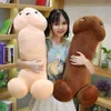 Giant Long Pillow Livelike Penis Plush Toy Stuffed Dick Trick Doll Real Life Sexig gåva för älskare 240131