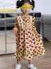 Ethnic Clothing Ramadan Eid Girls Dress Kaftans Kids Abaya Dubai Arabic Turkey Islam Pakistan Muslim Abayas Children Robe Arabe Musulmane