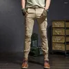 Pantalons pour hommes Camouflage tactique Cargo Casual Streetwear Harajuku Joggers Haute Qualité Hommes Slim Multi-Poche Pantalon Solide