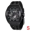 Relojes de pulsera TSAR BOMBA316L Bisel de acero inoxidable Reloj mecánico para hombres Espejo de cristal de zafiro con luminoso 50 m impermeable