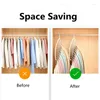 Hangers Multifunctional Clothes Hanger Home Folding Closet Organizer Space Saving Clothing Rack Scarf Storage