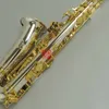 Совершенно новый альт-саксофон W037 никелированный золотой ключ супер профессиональный высококачественный мундштук для саксофона подарок