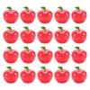 Depolama çantaları 20pcs Düğün Partisi Tercihi Apple Container Toy Dolgulu Plastik Şekerli Şeker Kutusu Doğum Günü/Düğün Dekorasyonu