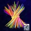 2050100pcs Glow Sticks Party Fluorescence Light in the Dark Bransoletę Naszyjnik Neon Wedding Birthday Decor 240126