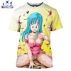 Magliette da uomo Mamba Top 3D Stampa Anime Girl Camicia per uomo Abbigliamento Bikini sexy T-shirt da donna Hentai Beauty Summer Gym Manica corta Tee