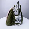 Backpack Style Faux Fur Plus Contrasting Colors Bags For Women Luxury Designer andbag Purses 2024 New In Fasion Large Capacity ToteH2422