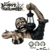 Dekorative Objekte Figuren Garten Zombie Laterne Statuen Halloween Horror Szenen Dekor Requisiten Kreative Form Rasen Scpture Drop De Dhh91