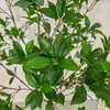 Flores decorativas planta verde artificial para decoração de casa pote de pinho grande bonsai de árvore de piso