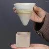 Muggar 200 ml retro keramiskt kaffemugg grov keramik te cup japansk latte pull blommor avsmalnande kreativ