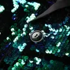 Mens Shiny Green Sequin Tuxedo Suit Blazers Man Shawl Collar Dress Jacket Party Dinner Wedding Prom Singer Costume 240124