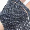 Loose Gemstones Natural Dark Sapphire Faceted Round Beads 2.2mm