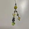 Keychains Fruit Beaded Phone Charm Aesthetic Y2K Style Accessories