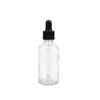 Storage Bottles 5-50ML Tubes Transparent Dropper Glass Aromatherapy Liquid For Essential Pipette Refillable