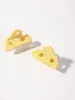 Hair Accessories 2Pcs Clip Cute Yellow Cheese Claw Stylish Small Clips Perfect For Girls Kawaii