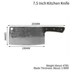 7 5 tum Big Bone Chopper Cleaver Forged Chinese Butcher Cutery Lnife Tool Camping Handgjorda Sliced ​​Chef Kitchen Chopping LNIFE264X