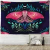 Tapisseries papillon tapisserie mur moon bohème hippie tapiz witchcraft chambre dortoir décoration intérieure