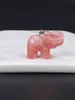 Pingente colares pedra natural bonito elefante pingentes tigre olho opala cristal para fazer jóias diy mulheres reiki curar presentes