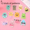 Party Favor 24pcs/set Cartoon Wooden Puzzle Dinosaur Car Pattern Toys Treats Kids Birthday Gifts School Favors Goodie Filler