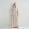 Ethnic Clothing Ramadan Eid Hooded Abaya Integrated Hijab Prayer Dress Muslim Abayas For Veiled Women Jilbab Kaftan Turkey Islam Dubai