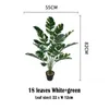 Plantas Artificiales Para Decoracion Kunstmatige bladplanten Grote nep-bananenboombladeren Tuin Thuis Woonkamer Decor Buiten 240127