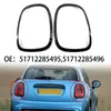 Belysningssystem 4st/set strålkastarring REZEL TRIM för Mini Cooper F55/F56/F57 Gloss svart bakljus Surroundtäcke biltillbehör