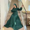 Vêtements ethniques EID Musulman Femmes Satin Robe Dubaï Abaya Party Robes élégantes Ramadan Turc Caftan Islamique Arabie Femme Moyen-Orient