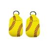 Porte-clés de baume à lèvres de baseball en néoprène Grand Rec Softball Porte-clés Chapstick Sleeve Garçons Filles Ball Saison Sports Drop Livraison Dhbr0