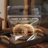 Gift Wrap 50Pcs Portable Bread Toast Bags Food Grade Self Sealing Packaging Bag Clear Donut Pastry Pouches Birthday Wedding Party Supplies