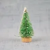 Dekoracje świąteczne 12pcs mini drzewo ozdoby sztuczne sosny sizal śnieg dekoracja krajobrazu Małe świąteczne drzewa 2024 rok Navidad Decor