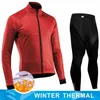 Hiver polaire hommes maillot de cyclisme ensembles vêtements de vélo de montagne porter Ropa Ciclismo course vélo vêtements équipe cyclisme costume 240119