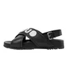 Neueste Männer Sandalen Frauen Männer Gummi Hausschuhe Slide Brief Drucken Brokat Flache Böden Slipper Damen Mode Flip Flops Herren Strand Unisex Sandale Schuhe Größe 35-44