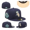 Casquettes de baseball Ajustées Chapeaux Snapbacks Chapeau Réglable Football Toutes Les Équipes Plat Sports de Plein Air Broderie Coton Fermé Pêcheur Y-6