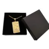 Bling Bling Plein Strass Dream Chaser Pendentifs Colliers hommes hip hop 14k Or Jaune DC collier pour les femmes